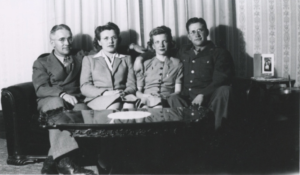 O. Hugo, Julia, Lucille and Helge Carlson