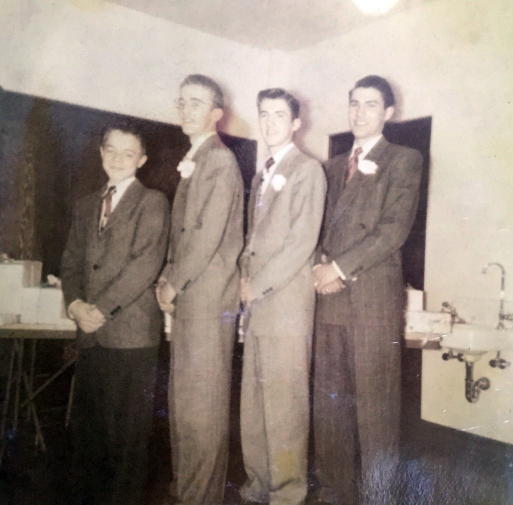 Hugo With Brothers at His Wedding (1951)
