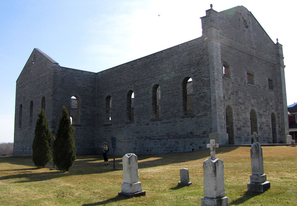 Ruins of St. Raphael's Church in South Glengarry